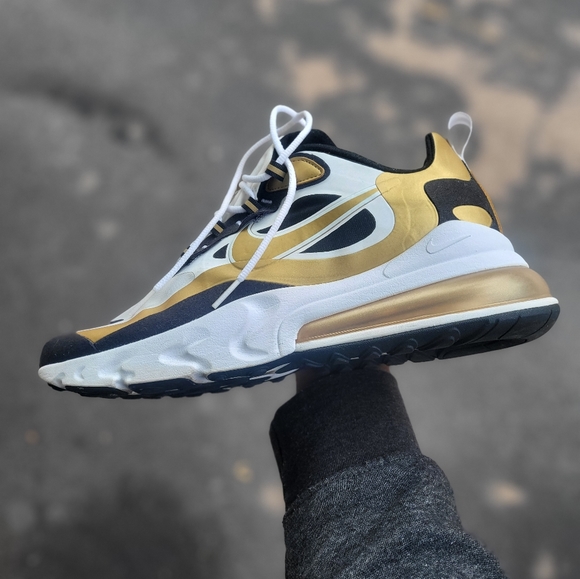 Nike Air Max, 11.5, Gold Mettalic